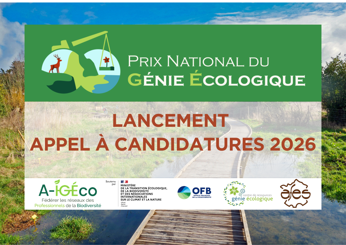 Lancement du Prix national du Génie Écologique 2026