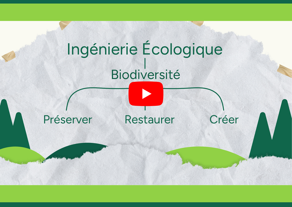 Film d'animation de 7 minutes qui explique ce que sont l'ingénierie et le génie écologique (réalisé par l'A-IGEco)