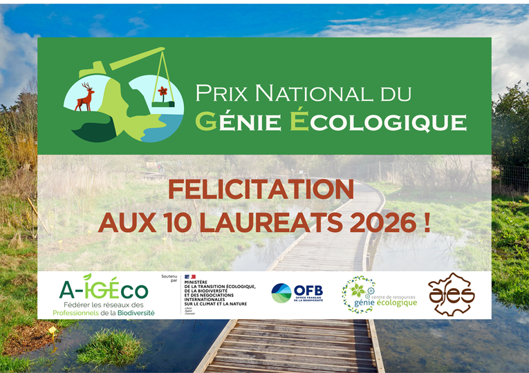 Prix national du Génie Écologique 2026 : les lauréats sont …